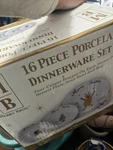 Vintage Merry Brite Christmas Porcelain Dinnerware Set Service For Four. Fixed Price $96.05.