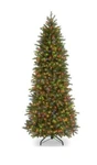 National Tree Company 6.5 Ft. Jersey Fraser Fir Pencil Slim W Multicolor. Fixed Price $400.00.