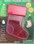 Santa's Stocking Spotter Personalized Decoration Lights Up 3 Modes Toysmith 6.5". Fixed Price $14.99.