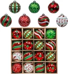Valery Madelyn 16CT Shatterproof Christmas Ball Ornaments. Fixed Price $55.46.