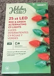 Holiday Living 25-COUNT 13' Green/red Alternating Led Christmas Lights #4950677. Fixed Price $12.99.
