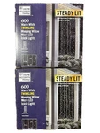 2 Boxes 600 Twinkling Weeping Willow Curtain Led Icicle Warm White Lights New. Fixed Price $65.99.