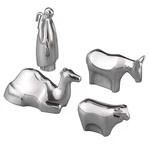 Nambe Holiday Collection 4 Piece Nativity Figurine Shepherd And Animal. Fixed Price $303.19.