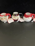 Mr. Christmas Nostalgic Mini Mug Ceramic Ornaments! 3-PACK New!!!. Fixed Price $13.95.