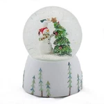 Decorating Snowman Friends 100MM Water Dome Plays Tune Holly Jolly Christmas. Fixed Price $28.75.