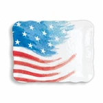 Michel Design Works Large Melamine Cookie Tray Platter 12"X15.5" Red White Blue. Fixed Price $28.50.