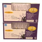 Celebrations Led C6 Christmas String Lights Sets Of 35 Pure White 12'. Fixed Price $29.99.
