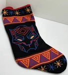Christmas Stocking By Ruz Marvel Avengers Black Panther Approximate 18" Knit. Fixed Price $12.74.