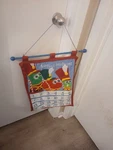 Veggietales Advent Calendar Cloth Countdown Christmas Gift Pockets 22"X 15" Read. Fixed Price $14.00.