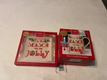 Lenox Holliday Tidbit Plate Tis The Season To Be Jolly 6" Square And Mug. Fixed Price $39.05.
