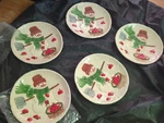 Hallmark Mitford Snowman Holiday Vintag Plate Jan Karon 9.75 Set. Fixed Price $22.50.