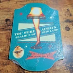Christmas Story Leg Lamp Wood Wall Decor Plaque Fraser Gift New Sealed. Fixed Price $24.99.