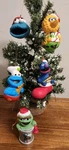 Vintage Sesame Street Trim Jim Henson Productions Christmas Ornaments. Fixed Price $33.47.