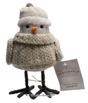 Featherly Friends Ubuntu Fabric Bird Figurine Dressed For Holiday's. Fixed Price $18.97.
