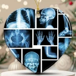 X Ray Human Skeletal Christmas Ornaments 2024 Decorations, Ceramic .... Fixed Price $12.13.