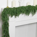 6 Ft Christmas Norfolk Garland, Dense Pines Realistic Touch Orna.... Fixed Price $23.84.