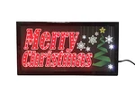 "merry Christmas" Led Animated Sign Home Decor Hanging Color Message Display. Fixed Price $49.41.