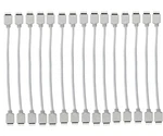15PCS White 0.3M 0.98FT 4 Color Rgb Extension Cable Led Strip Connector. Fixed Price $27.99.