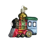 Old World Christmas Small Locomotive Glass Blown Ornament 2.750, Multi Color. Fixed Price $41.99.