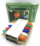 Holiday Time C9 Multi-color Ceramic Lights 25CT Indoor Outdoor Christmas 24 Feet. Fixed Price $28.00.