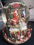 Kirkland Signature Musical Snow Globe "santa Claus Is Coming Town" Toy Shop. Fixed Price $200.00.