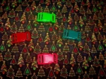 Wet Nose Designs Christmas Dog Collar On Black Trees Winter Color Buckle. Fixed Price $12.98.