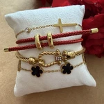 Fairy Queen Layered Gold & Bracelet Set Elegant Stackable Jewelry. Fixed Price $28.00.