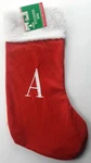 Christmas 16.5" Letter Stockings A/b/c/j/k/l/m/s Perfect 4 Gifts New. Fixed Price $5.00.