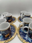 Houston Harvest Gift Products Matching Christmas Mugs And Plates. Fixed Price $38.00.