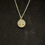 Premier Designs Pendant Necklace Silver Tree Of Life Round Charm Cable Chain. Fixed Price $15.49.
