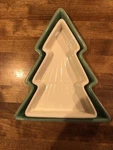 Hallmark Christmas Tree Shaped Nesting Plates Candy Nuts Snacks 2023. Fixed Price $25.00.