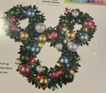 Gemmy Disney 24 Hanging Mickey Mouse Christmas Wreath W/multicolor Lights. Fixed Price $115.00.