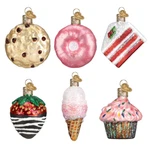 Old World Christmas Mini Dessert Set Ornament. Fixed Price $49.99.