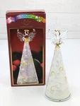 Lenox Color Changing 8" Tall Angel Lit Glass Figurine W/box Works! Christmas. Fixed Price $27.99.