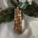 Old World Christmas Bacon Strips Ornament Blown Glass 5". Fixed Price $9.88.