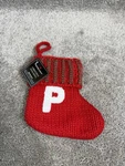 Harvey Lewis Mini Cable Knit Christmas Monogram Stocking Letter P. Fixed Price $14.99.