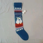 Vtg Knit Christmas Stocking Blue Country Geese Retro Sweater Yarn Crochet Read. Fixed Price $19.97.