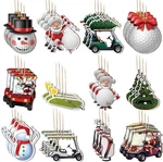 36 Pack Golf Cart Christmas Ornaments Decorations Bulk Ball Santa.... Fixed Price $23.55.