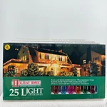 Nos Vintage Holiday Home C9 Christmas Outdoor String Lights Set Of 5/125FT Total. Fixed Price $108.00.