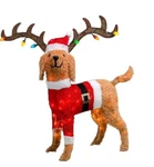 32 Tinsel Dog Goldendoodle Lab Antlers Light Up Fuzzy Christmas Indoor Outdoor. Fixed Price $69.99.