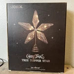 Stobok Lighted Christmas Tree Topper Star Rose Gold Warm White Led Battery 12. Fixed Price $10.46.