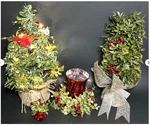 4 Ganz Red Kissing Krystals Illuminated Mistletoe Tree,sack Tree,ornament,candle. Fixed Price $32.00.