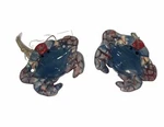 Beachcombers Coastal Maryland Blue Crab Ceramic Holiday Ornament Set Of 2. Fixed Price $11.00.