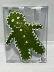 Vickerman Christmas Tree Ornament 7.5" Green Candy Gingerbread Box. Fixed Price $9.86.
