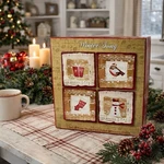 Oneida Winter Song 8" Salad Dessert Plate Set Of 4 - Anne Dolan Designs Nib. Fixed Price $17.95.
