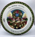 International China Christmas Story 10.75" Dinner Plate Stockings Were Hung. Fixed Price $15.00.