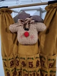 Vintage Crazy Mountain Countdown To Christmas Calendar Moose Raindeer. Fixed Price $45.00.