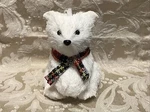 St. Nicholas Square White Winter Dog Christmas Ornament 3 Nwot. Fixed Price $12.95.