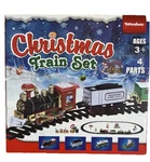 Toyandona Christmas Train Set New Engine Tracks Santa Sleigh Coal Car Caboose. Fixed Price $39.94.
