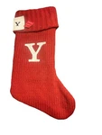 Wondershop - Knit Monogram Christmas Stocking Red (y). Fixed Price $9.99.